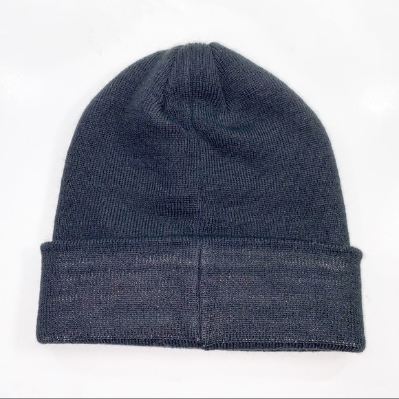 Dolls Kill Meow Kitty Black Knit Fold-over Beanie - Picture 8 of 8